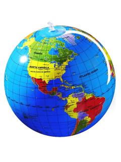 Minge gonflabila - The World - Political Globe