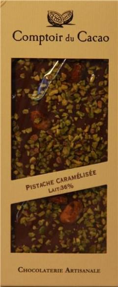 Ciocolata cu lapte si fistic