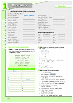 Limba moderna 1 Engleza - Caietul elevului, Clasa a V-a