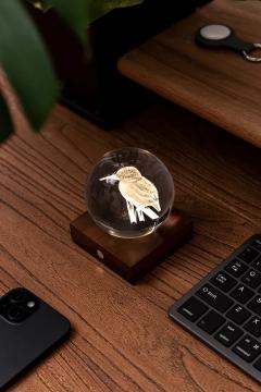 Lampa - Amber Cristal Ball - Kingfisher