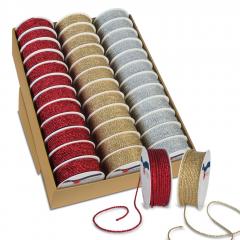 Rola snur pentru cadouri - Pattberg Metallic (mai multe culori - pret pe bucata)