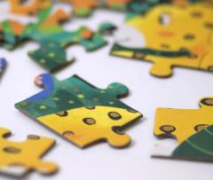 Puzzle fosforescent 120 piese - Jungla