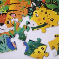 Puzzle fosforescent 120 piese - Jungla