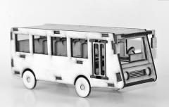 Jucarie din lemn U-Deco - Autobuz