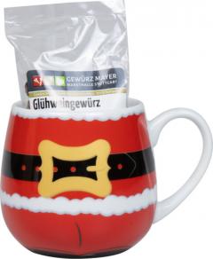 Set cana si condimente pentru vin fiert - Santa Claus with mulled wine spices