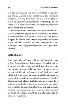 Totul despre vanzari