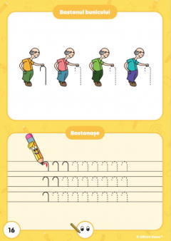 Creionel - caiet de exercitii grafice, grupa mijlocie 4-5 ani