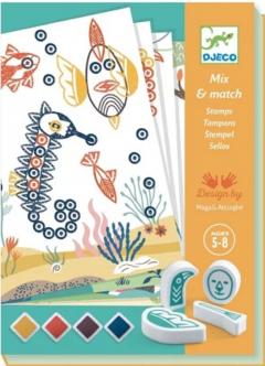 Joc creativ - Stampile - Animale surprinzatoare