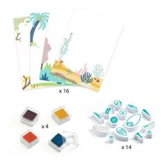 Joc creativ - Stampile - Animale surprinzatoare