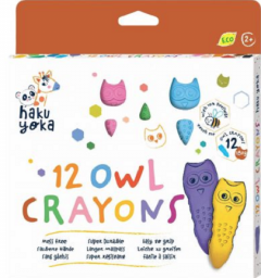 Set 12 creioane cerate - Bufnite