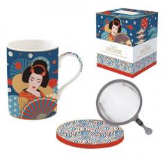 Cana cu capac si infuzor 350 ml - Tokyo Atmosfer