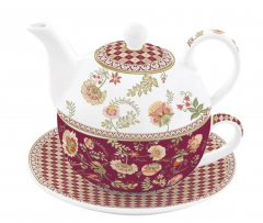 Ceainic cu ceasca - Tea for one - Magie d'orient - Burgundi