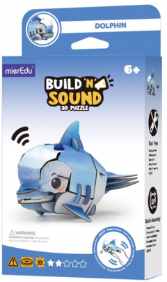 Puzzle 3D cu sunet - Build 'n' Sound - Delfin