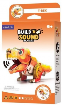 Puzzle 3D cu sunet - Build 'n' Sound - Tyrannosaurus Rex