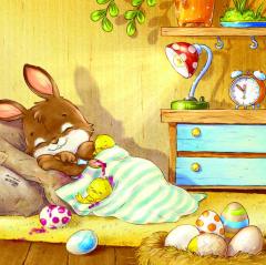Cine il ajuta pe Iepurasul de Paste?