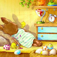 Cine il ajuta pe Iepurasul de Paste?