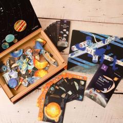 Joc educativ magnetic - Totul despre spatiu