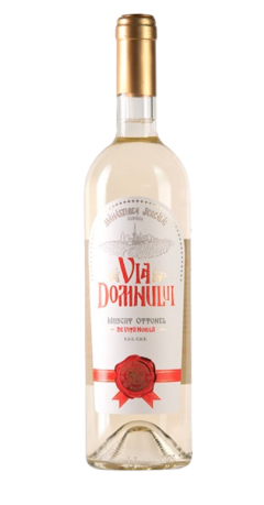 Vin alb - Via Domnului - Muscat Ottonel, demidulce, 2023