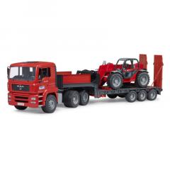 Jucarie - Camion Man TGA cu incarcator telescopic Manitou MLT 633