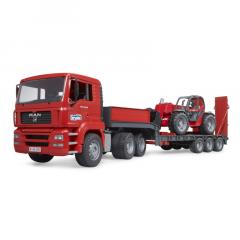Jucarie - Camion Man TGA cu incarcator telescopic Manitou MLT 633
