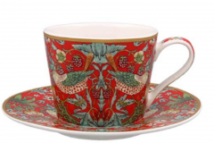 Set ceasca + farfurie - Strawberry Thief - Mai multe modele - Pret pe bucata