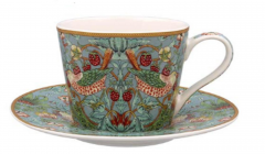 Set ceasca + farfurie - Strawberry Thief - Mai multe modele - Pret pe bucata