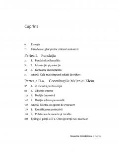 Perspective clinice kleiniene