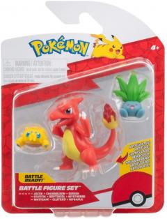 Set 3 figurine - Pokemon - Battle Figure Set - Joltik, Oddish, Charmeleon