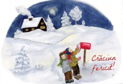 Felicitare de Craciun - Scrisoare pentru Mos Craciun
