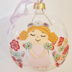 Glob Craciun - Fetita cu pisica (Mai multe modele)