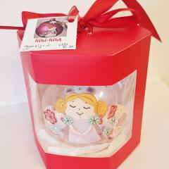 Glob Craciun - Fetita cu pisica (Mai multe modele)