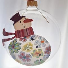 Glob Craciun - Om de Zapada transparent