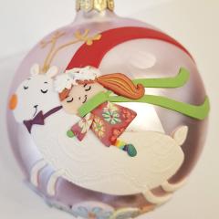 Glob Craciun - Fetita cu ren