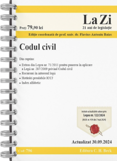 Codul civil - Actualizat la 30.09.2024