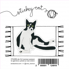 Sticker - Tuxido Cat