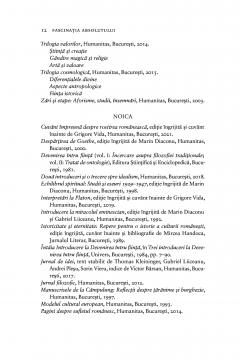 Fascinatia absolutului