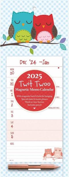 Calendar 2025 - Magnetic - Twit Twoo