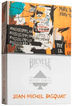 Set 2 pachete carti de joc - Bicycle Artist Series: Jean-Michel Basquiat
