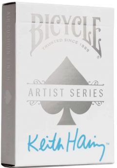 Set 2 pachete carti de joc - Bicycle Artist Series: Keith Haring
