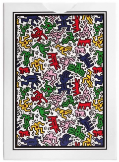 Set 2 pachete carti de joc - Bicycle Artist Series: Keith Haring