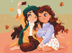 Set pictura pe numere - Prietenie