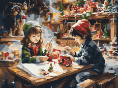 Set pictura cu numere - Ajutoarele Mosului