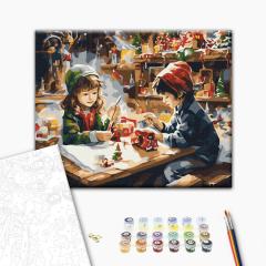 Set pictura cu numere - Ajutoarele Mosului