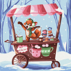 Set pictura pe numere - Ciocolata calda