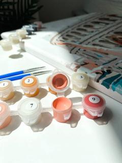  Set pictura pe numere - Unicorn