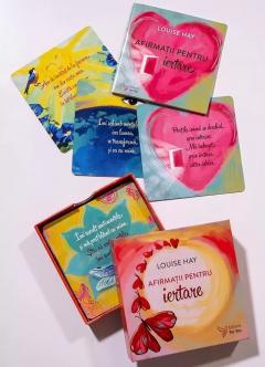 Afirmatii pentru iertare. Set de cartoline si carte