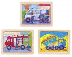 Puzzle din lemn - Meserii (mai multe modele - pret pe bucata)