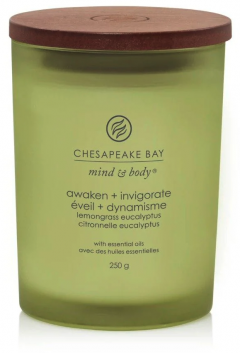 Lumanare parfumata - Awaken + Invigorate (Lemongrass Eucalyptus), 250g
