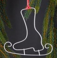 Decoratiune metalica in forma de patina (12.5 cm)