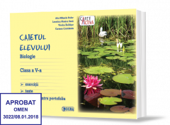 Caietul elevului. Biologie clasa a V-a